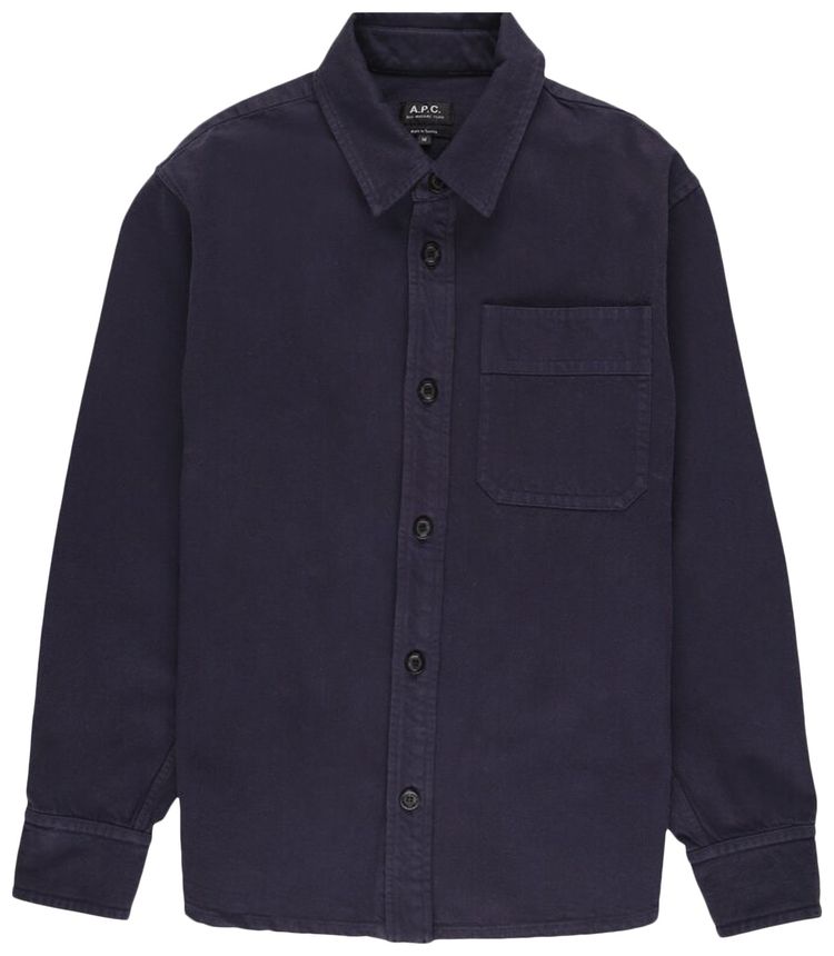 APC Basile Overshirt Dark Navy