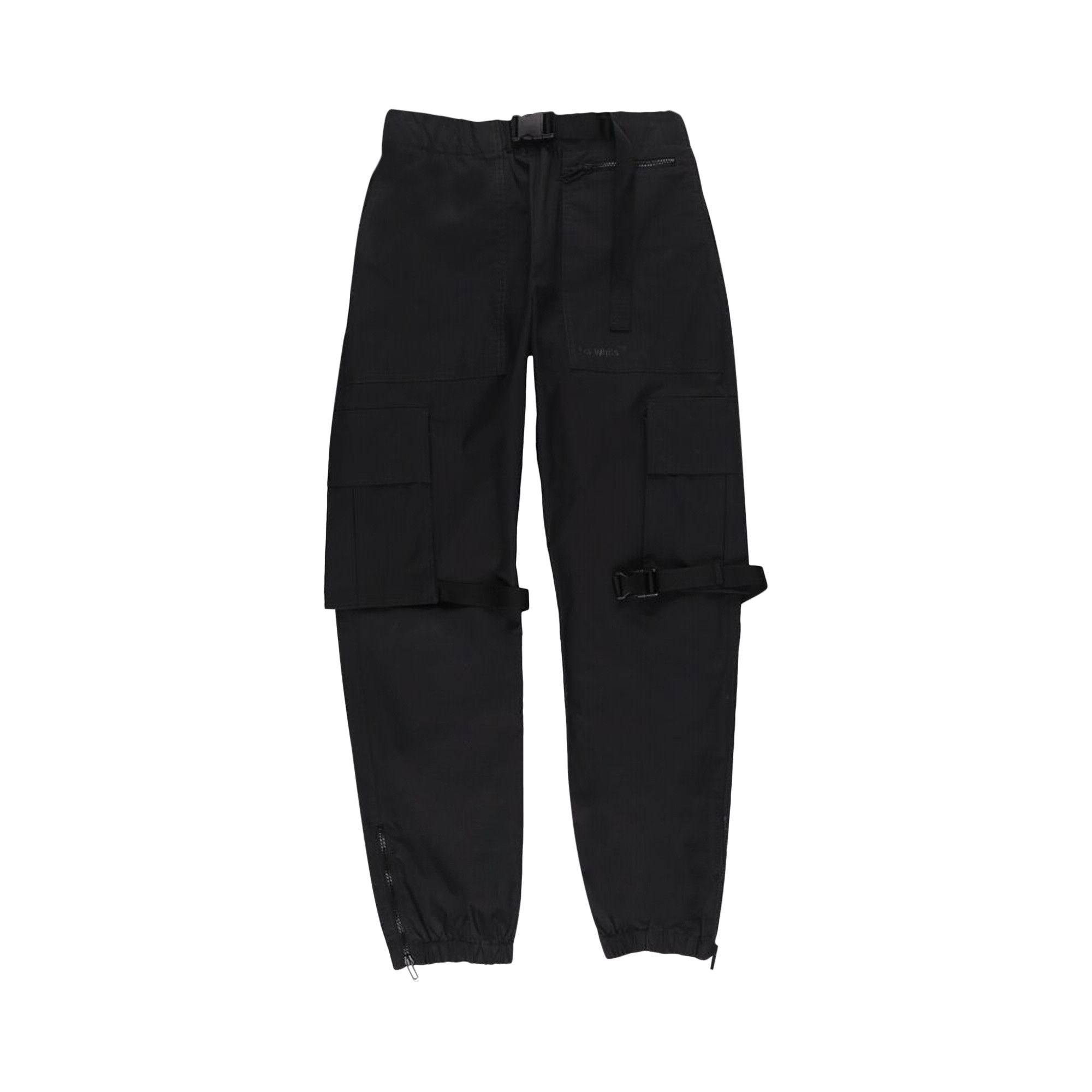 Buy Off-White Diag Tab Cotton Cargo Pant 'Black