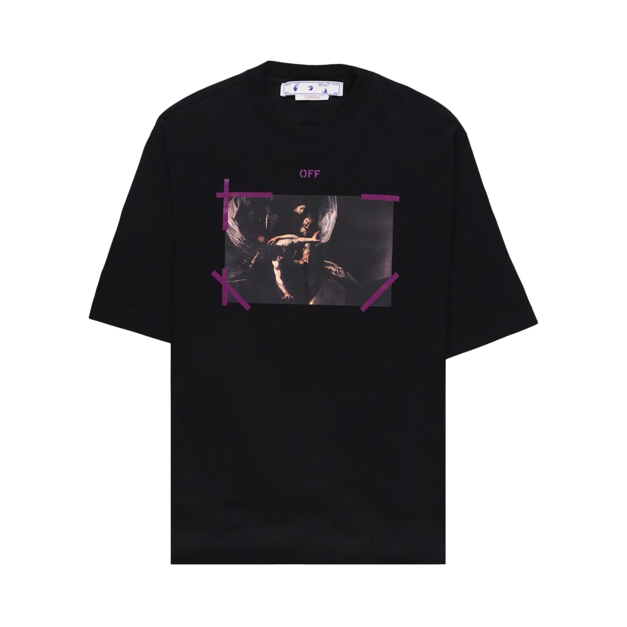 オーレーリー様 Buy Off-White Arrow Caravaggio Mercy Tee 'Black
