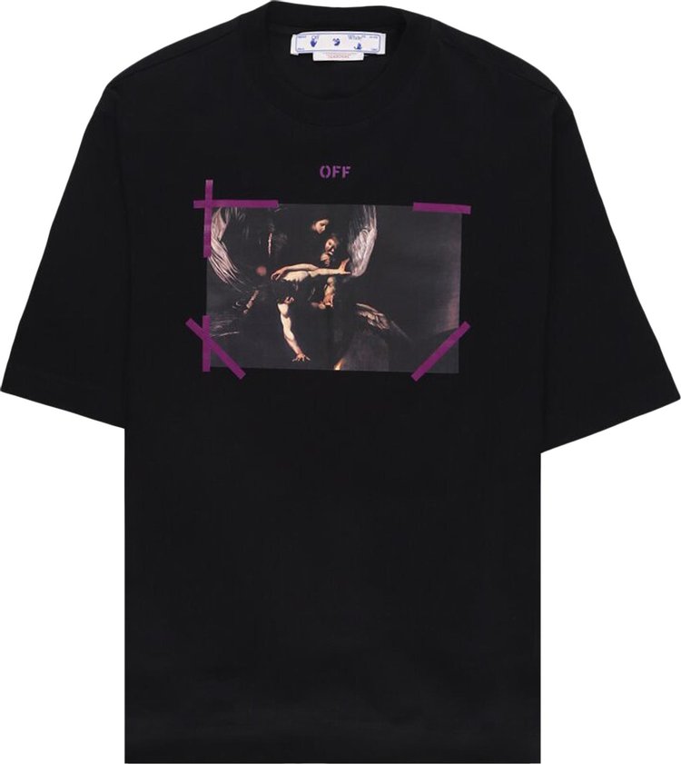 Off White Arrow Caravaggio Mercy Tee Black