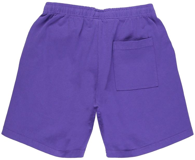 Sporty  Rich Beverly Hills Gym Short PurpleWhite