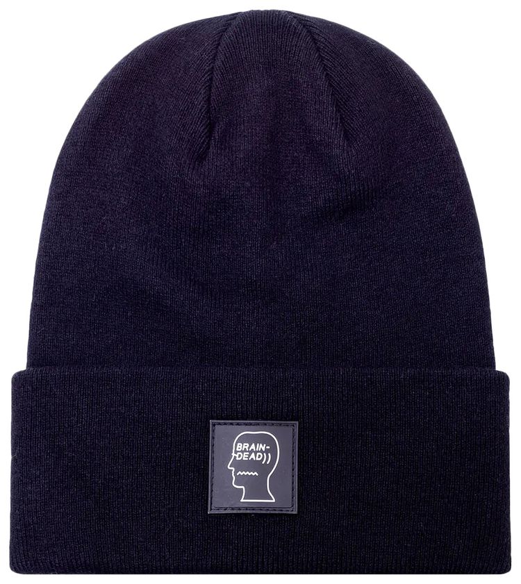 Brain Dead Logo Head Wool Beanie Black
