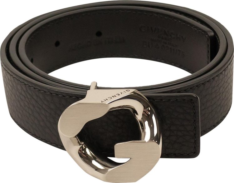 Givenchy G Chain Buckle Leather Belt 'Black'