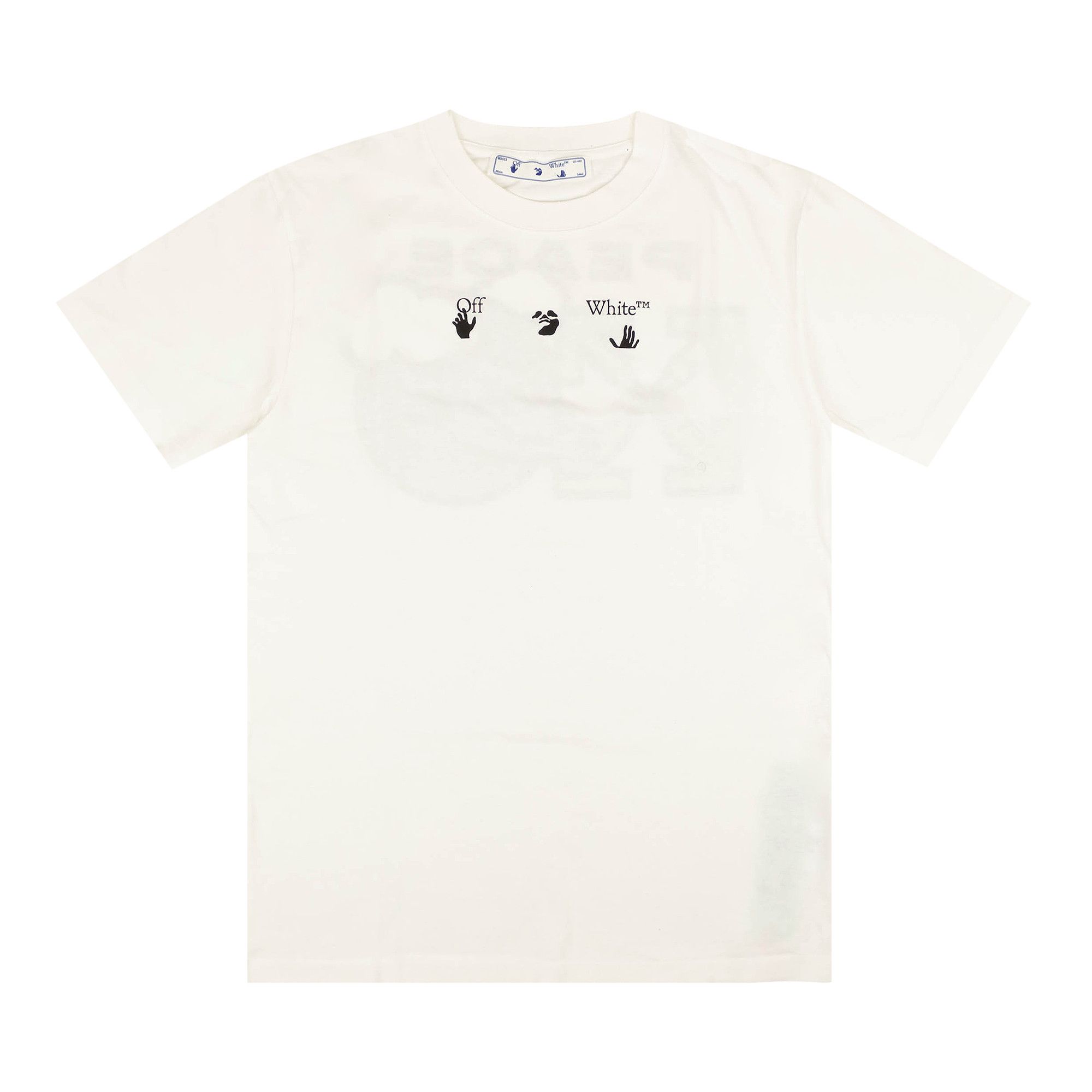 Buy Off-White Worldwide Peace Slim Tee 'White