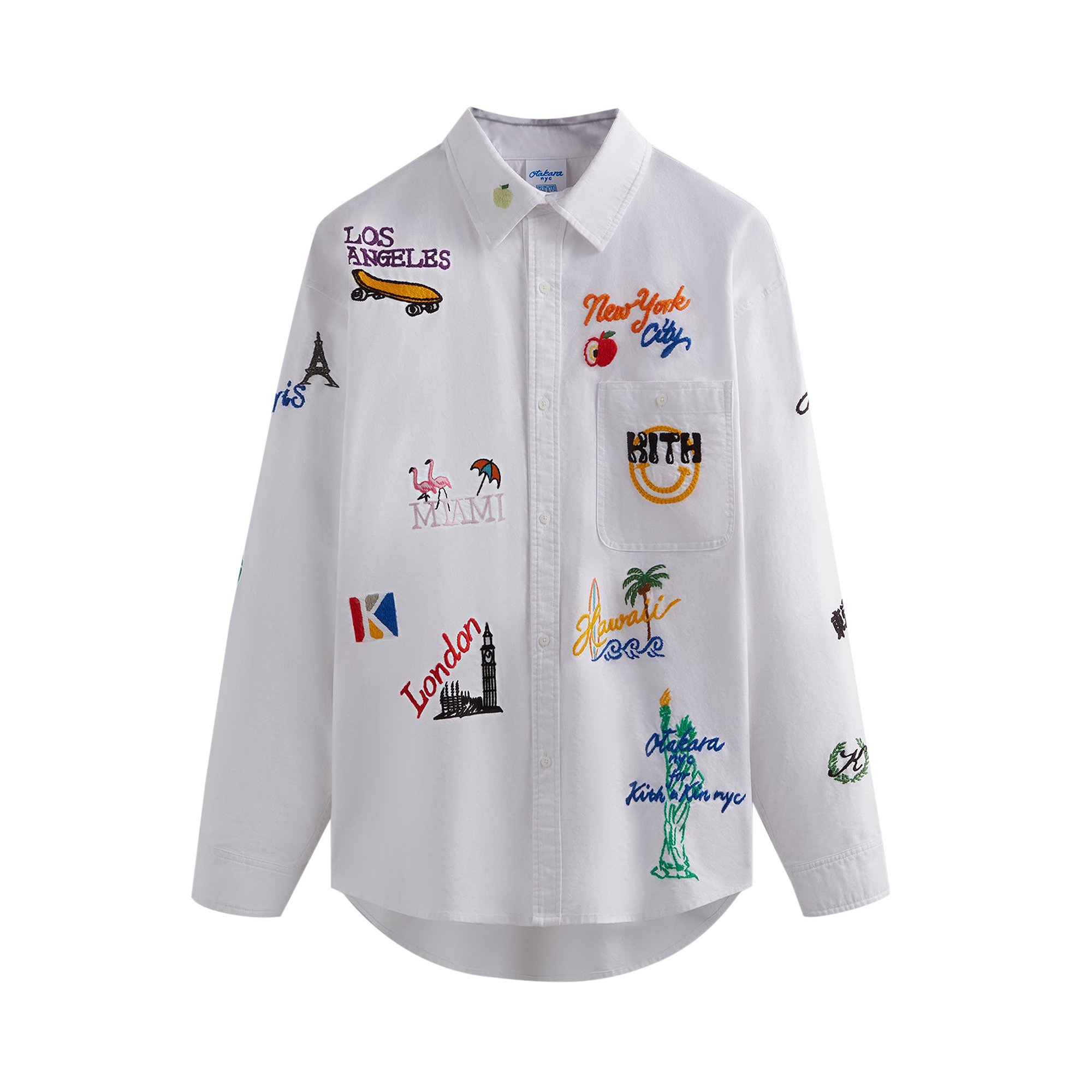 Buy Kith For Otakara NYC Apollo Oxford Button Down Shirt 'White ...