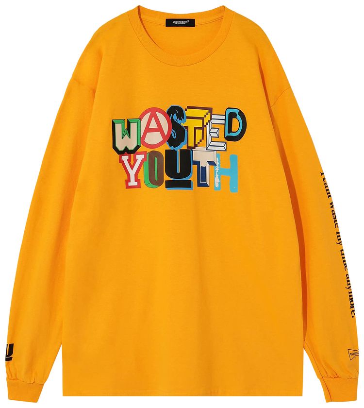 Undercover x Wasted Youth ComplexCon 2022 Exclusive Logo Long Sleeve Tee Yellow