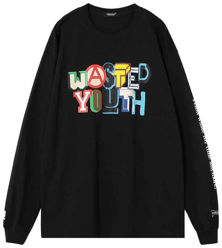 Undercover x Wasted Youth ComplexCon 2022 Exclusive Logo Long Sleeve Tee Black