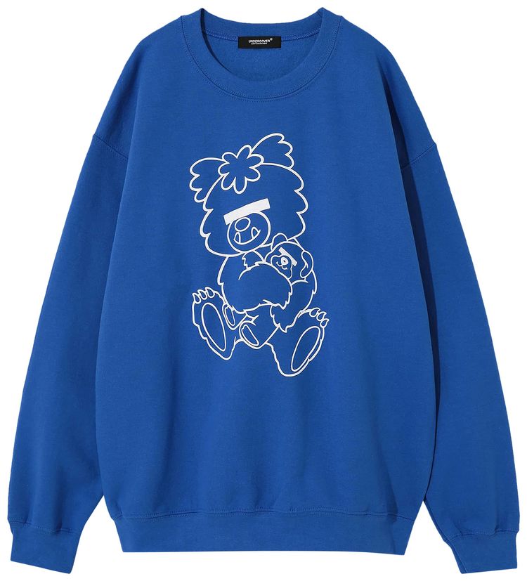 Undercover x Verdy Front Bear Print Pullover Sweatshirt Blue