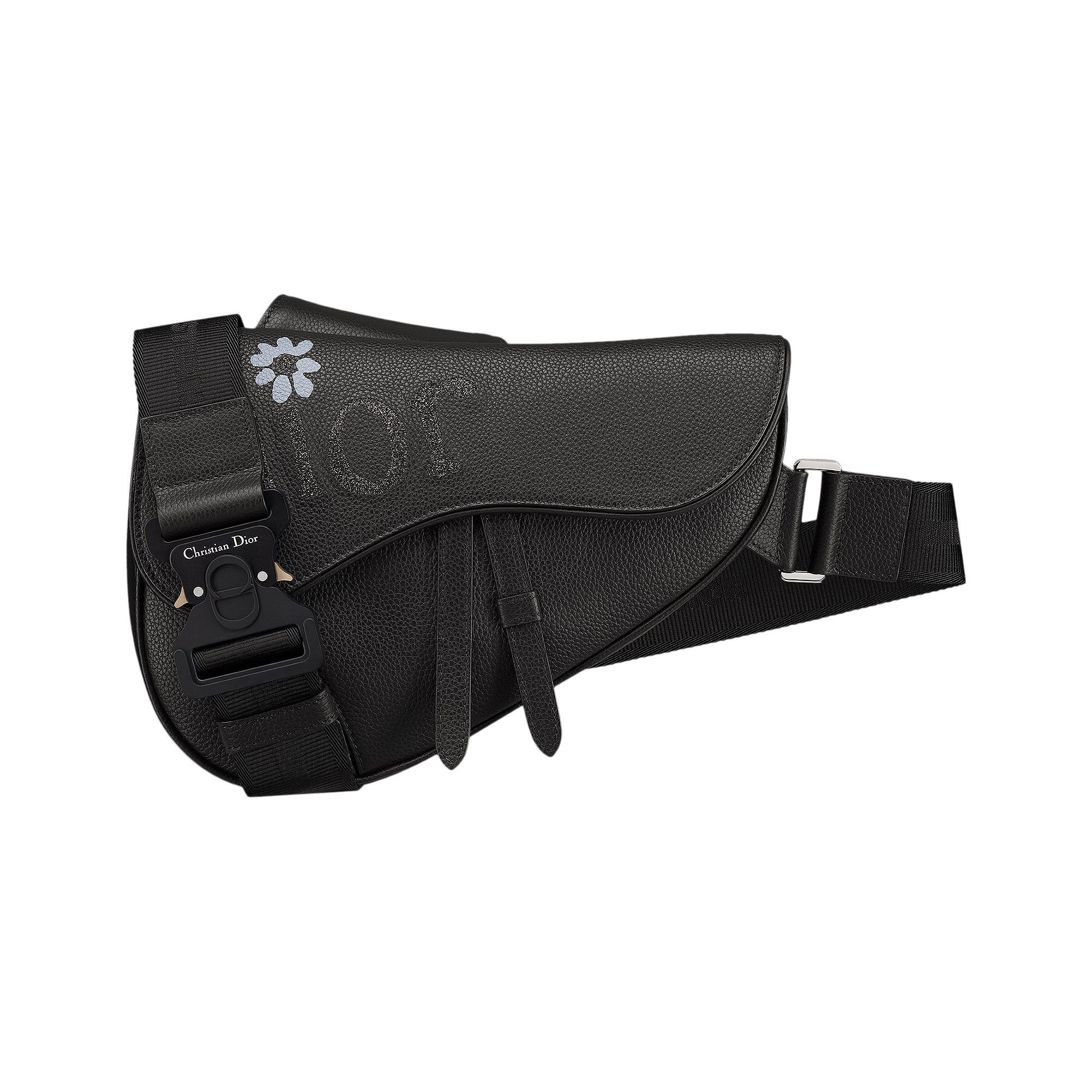 Buy Dior x ERL Saddle Bag 'Black' - 1ADPO093SER H03E | GOAT