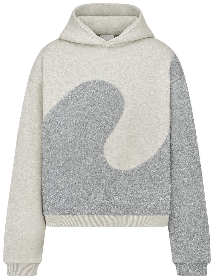 Dior x ERL Relaxed Fit Hooded Sweatshirt Grey
