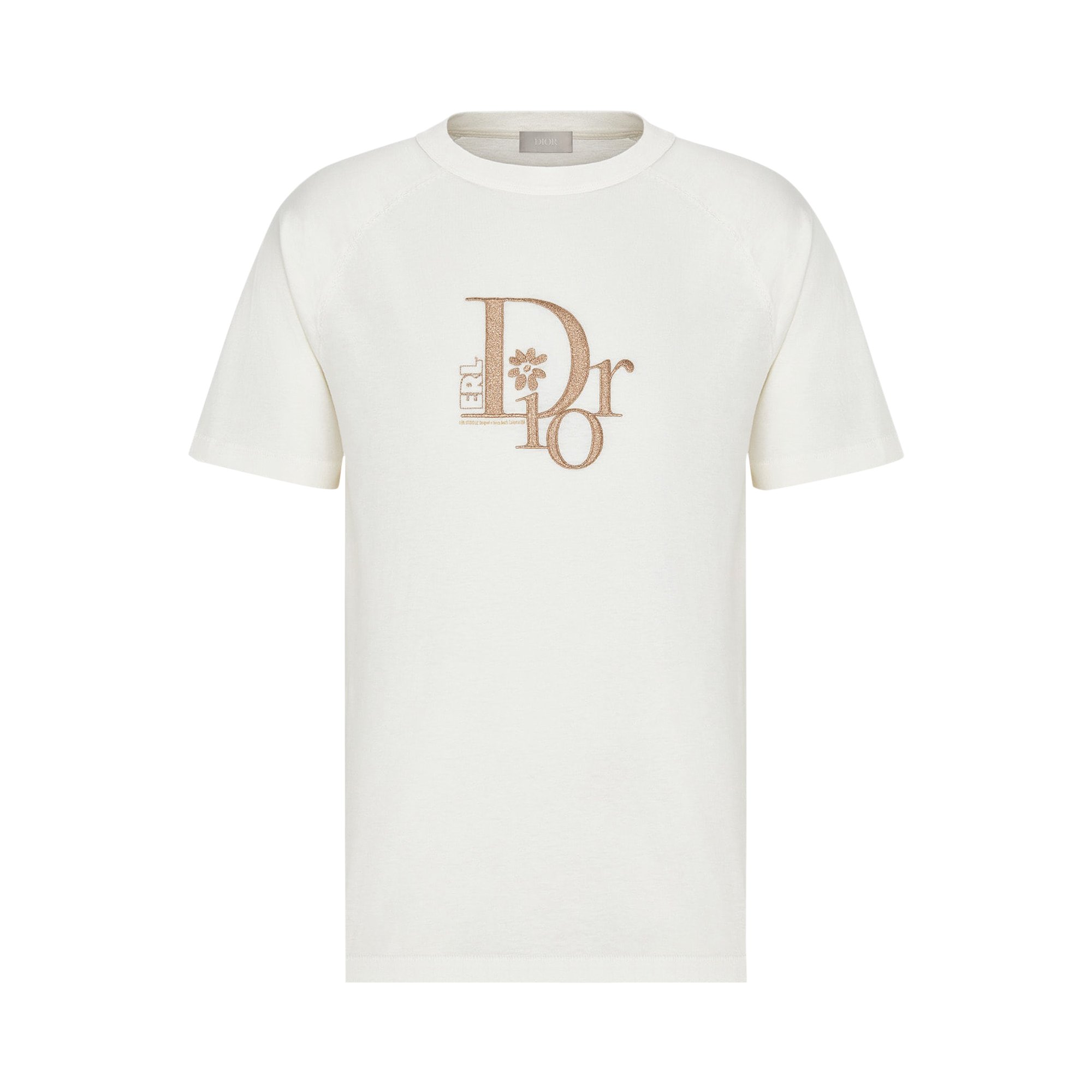 Dior x ERL Relaxed Fit T-Shirt 'White' | GOAT
