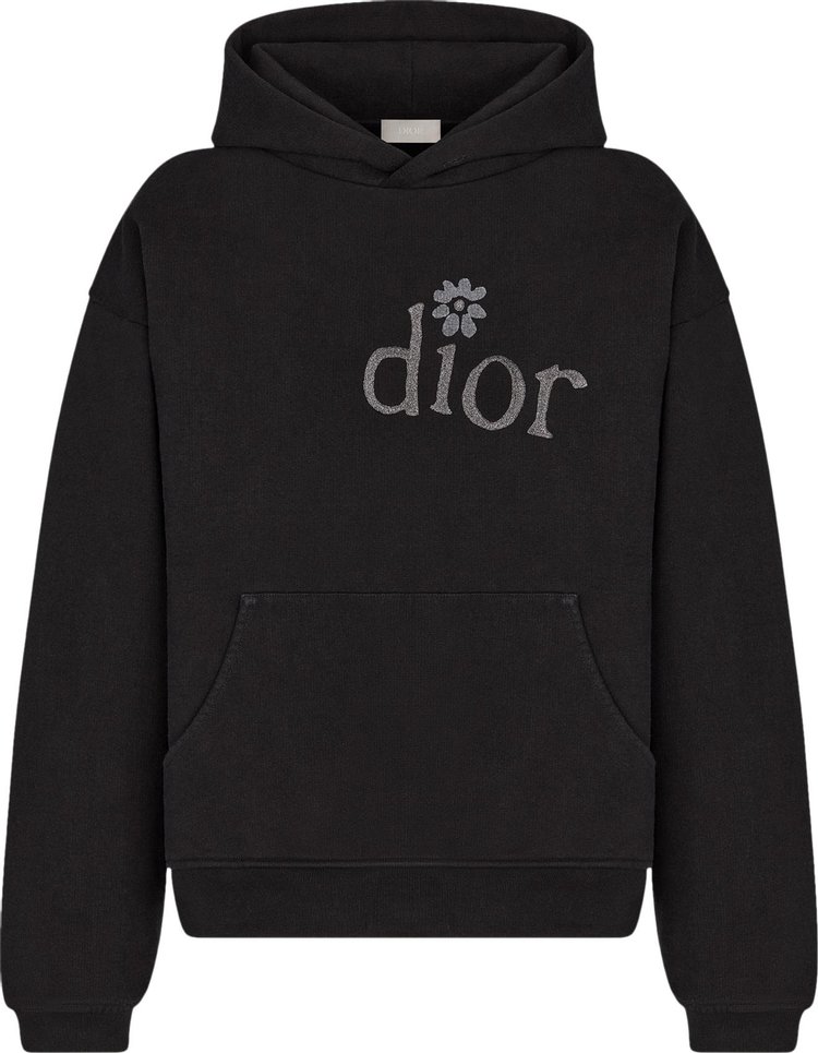 Dior x ERL Relaxed Fit Hooded Sweatshirt 'Black'