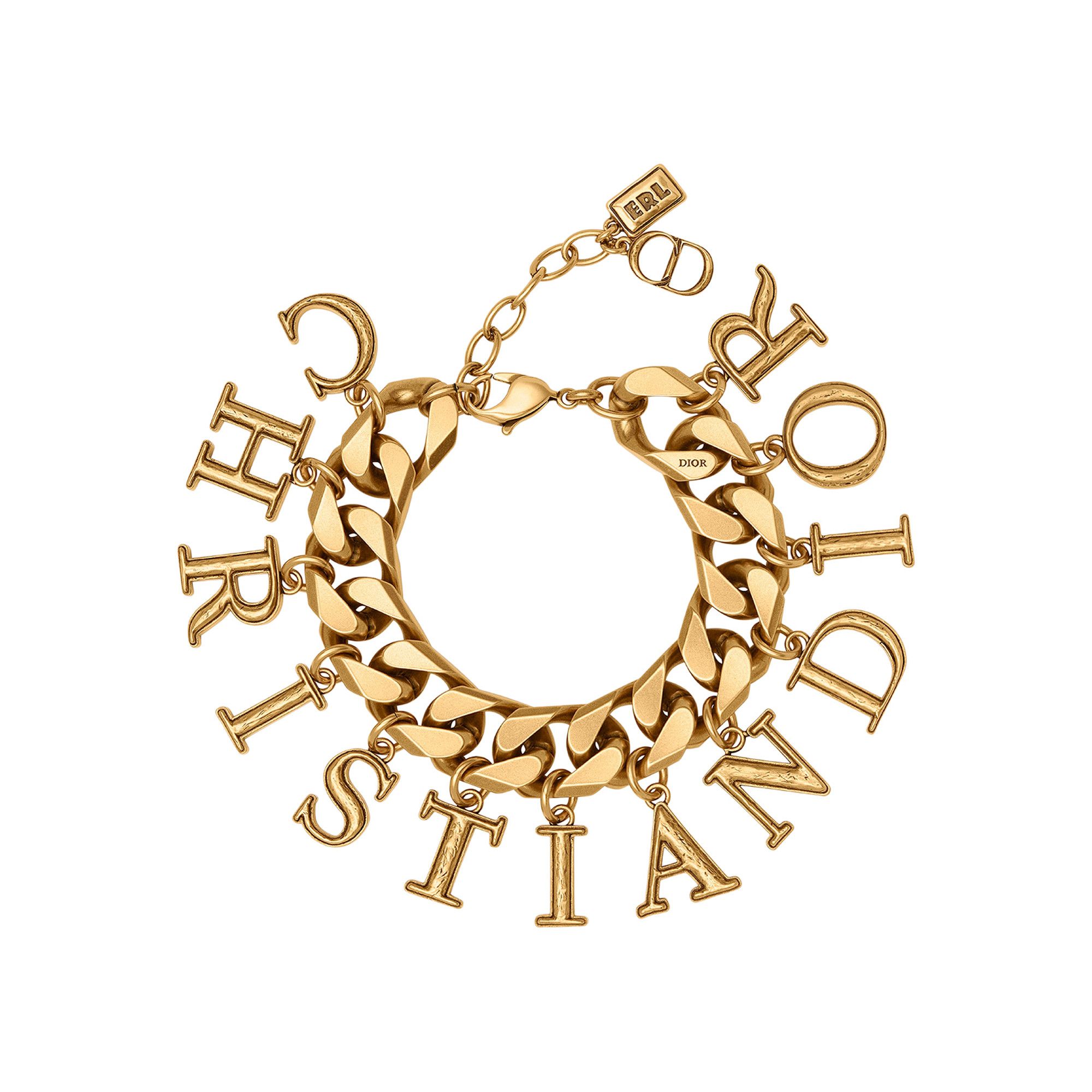ブレスレット Dior \"Dior x ERL\" bracelet Dior x ERL / Size: OS / DUP / Bracelet in Purple Brand New