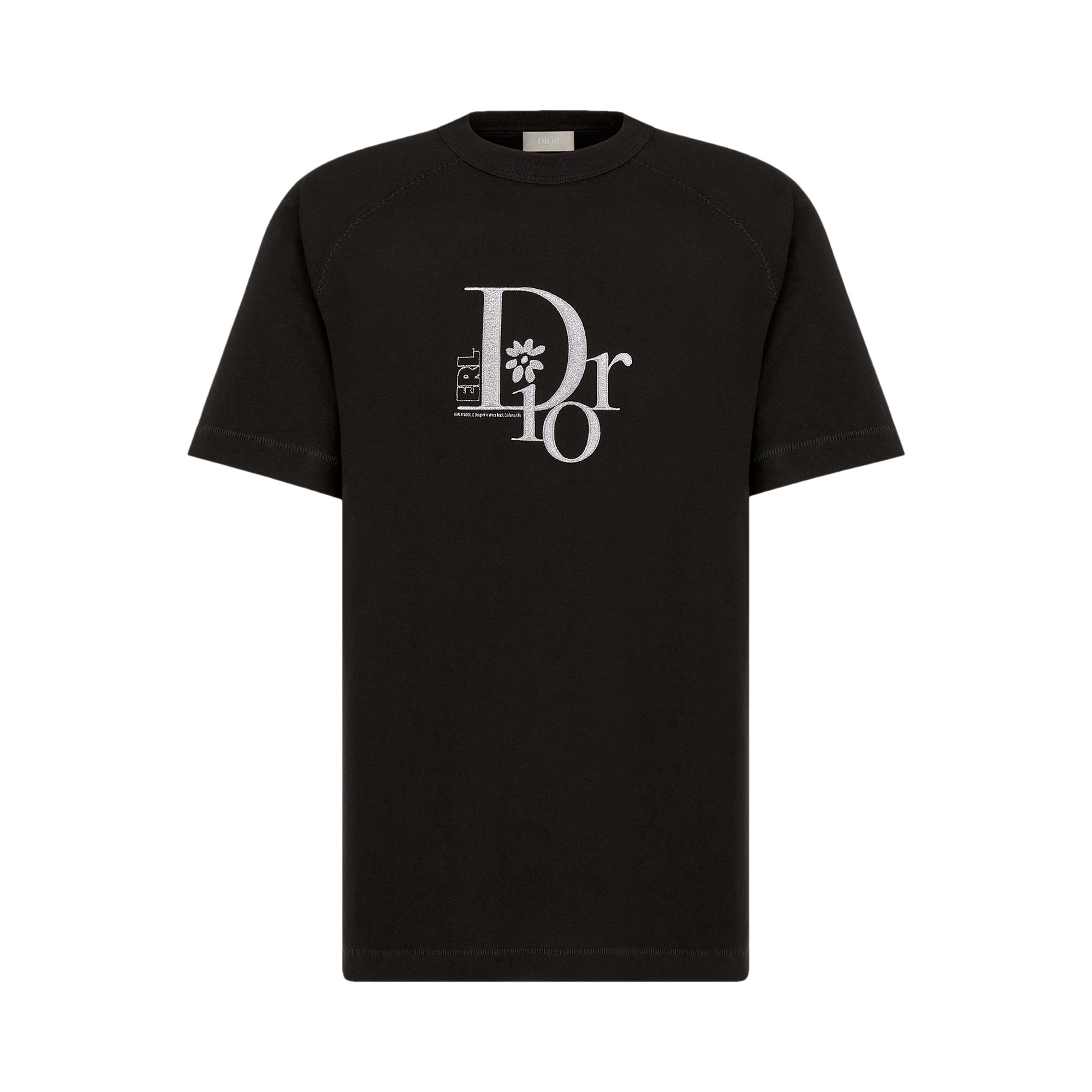 Buy Dior x ERL Relaxed-Fit T-Shirt 'Black' - 313J647A0817 C980 | GOAT