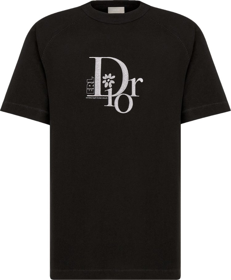 Dior x ERL Relaxed-Fit T-Shirt 'Black'