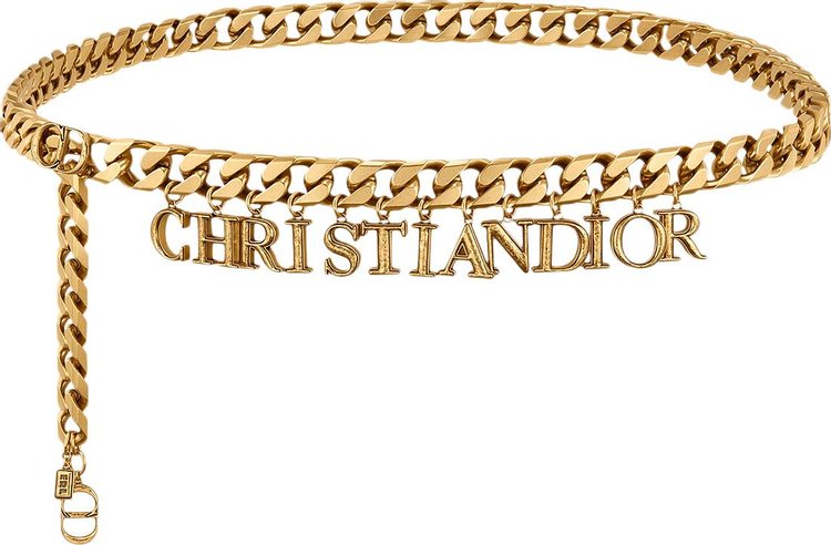 Dior x ERL Chain Belt 'Gold'