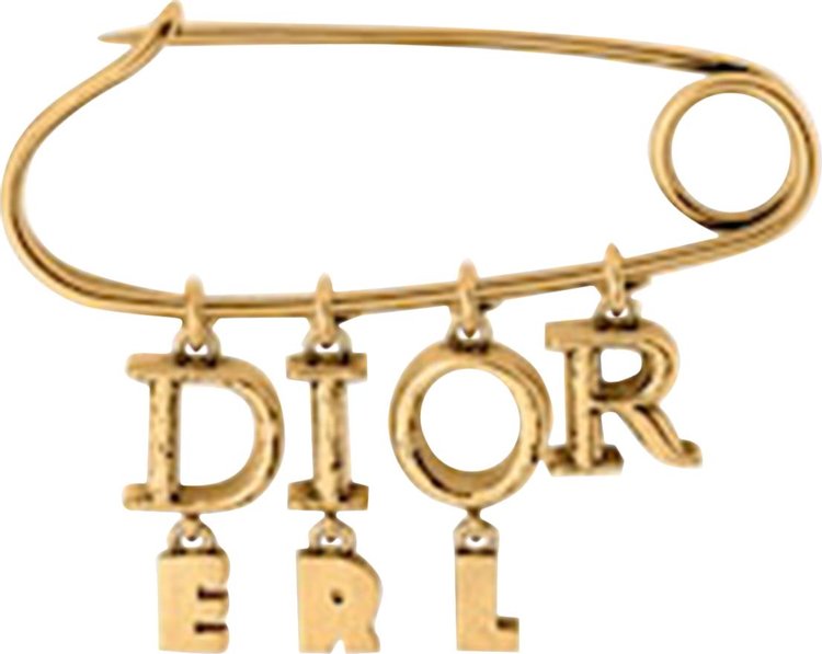 Dior x ERL Brooch Gold