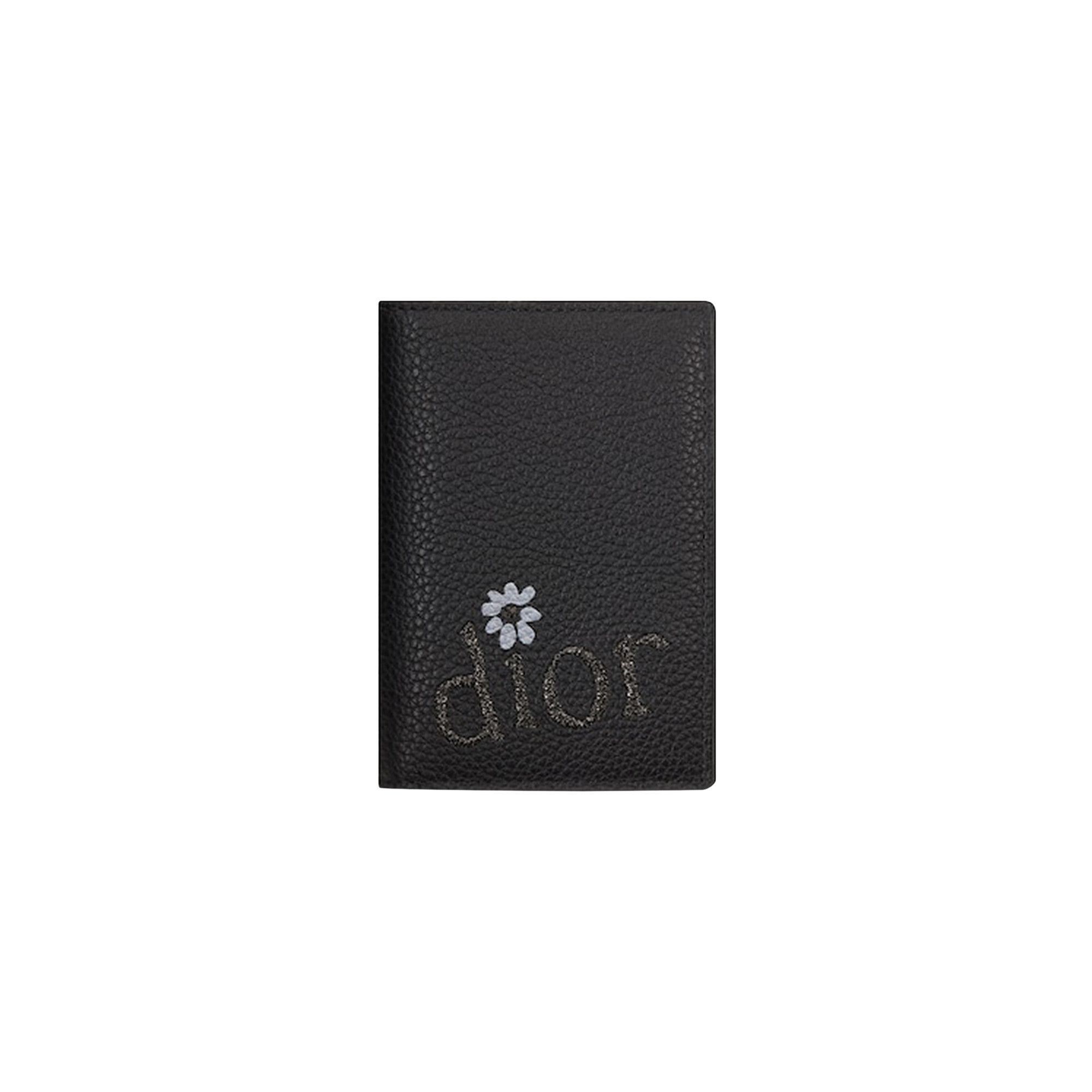 Buy Dior x ERL Bi-Fold Card Holder 'Black' - 2ESCH138SER H03E | GOAT