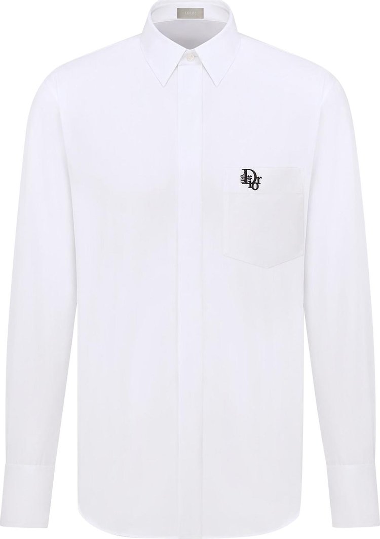 Buy Dior x ERL Shirt 'White' - 313C514A1581 C089 | GOAT