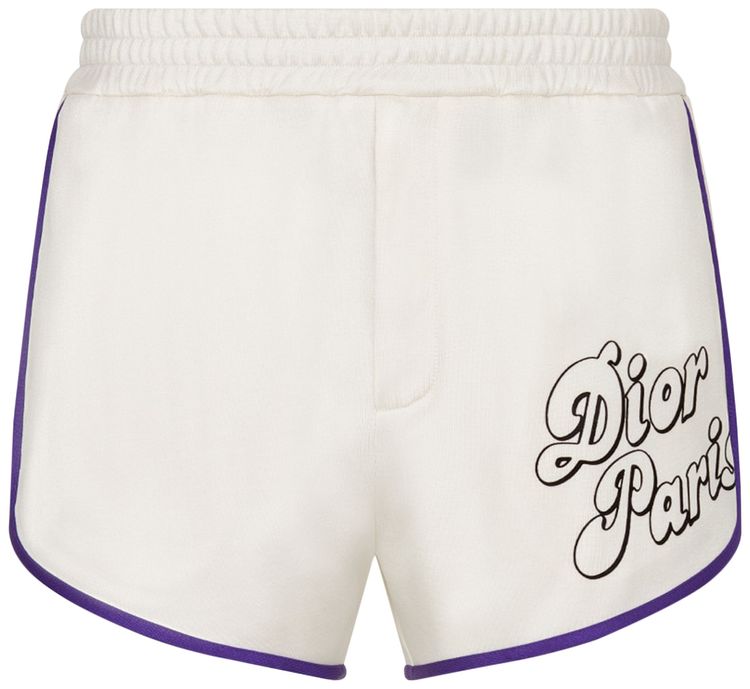 Dior x ERL Running Shorts White