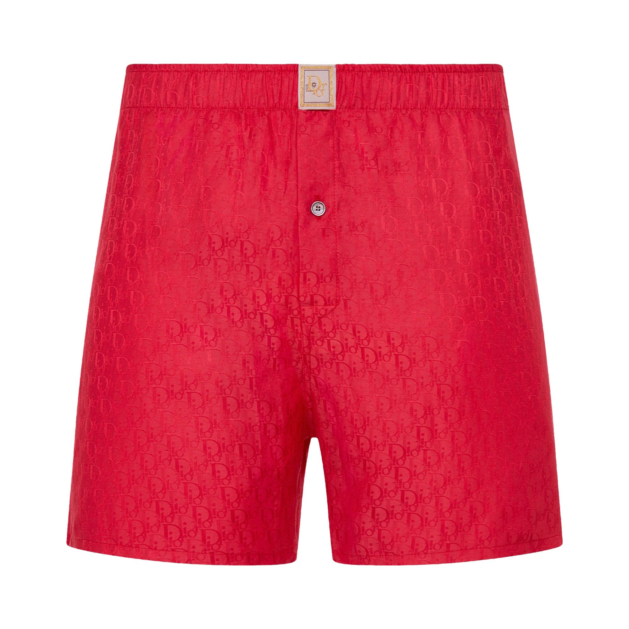 Buy Dior x ERL Boxer Shorts Red 313B157A5231 C373 GOAT