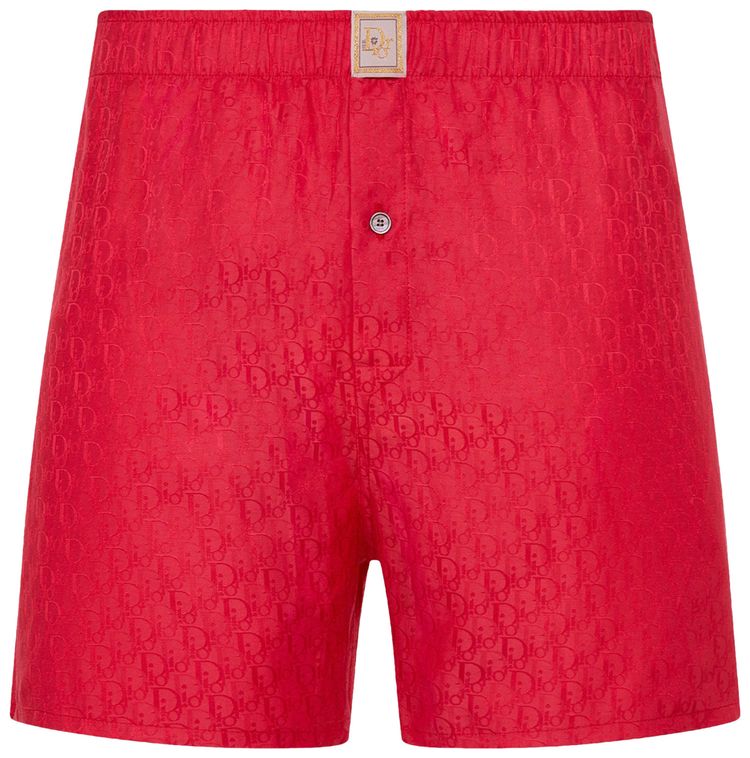 Dior x ERL Boxer Shorts Red