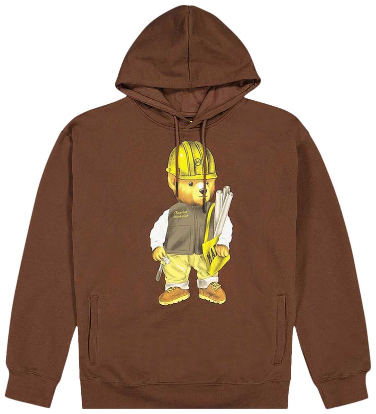 Market Workshop Bear Hoodie Brown