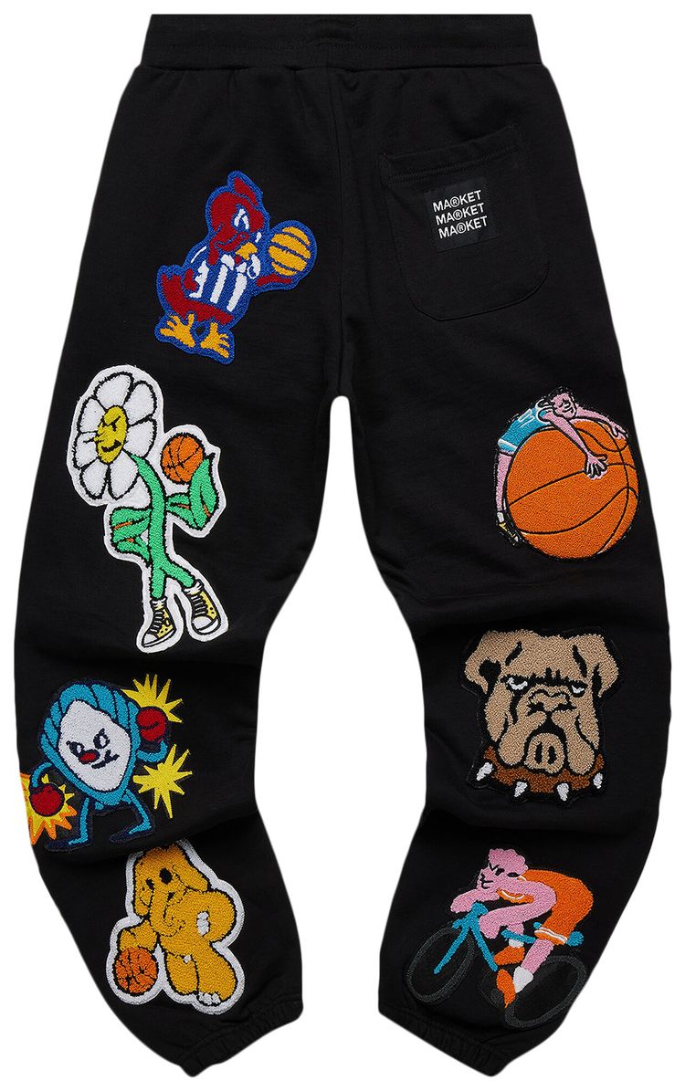 Market Varsity Overload Sweatpants Black