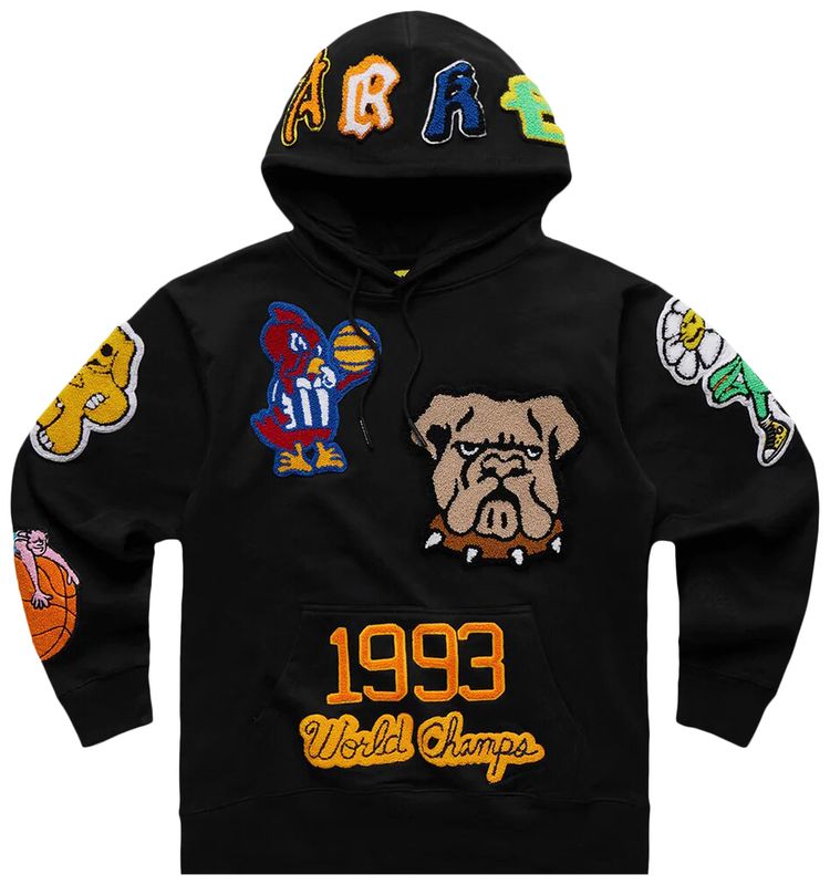 Market Varsity Overload Hoodie Black