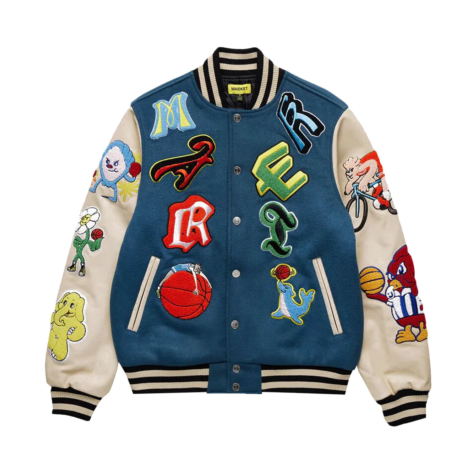 Multicolor sales letterman jacket