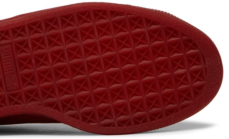 Puma Suede Classic Jr Mono Gold   Barbados Cherry