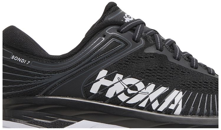 HOKA Wmns Bondi 7 Black White