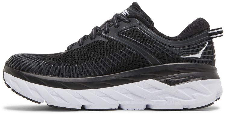 HOKA Wmns Bondi 7 Black White