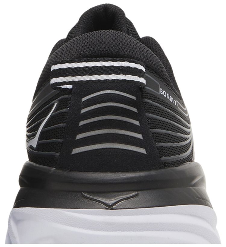 HOKA Wmns Bondi 7 Black White