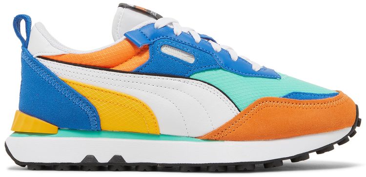 Puma Rider FV Jr Future Vintage   Biscay Green Orange