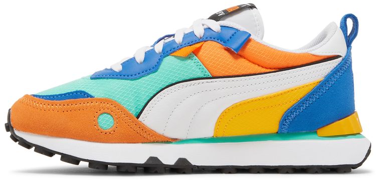Puma Rider FV Jr Future Vintage   Biscay Green Orange