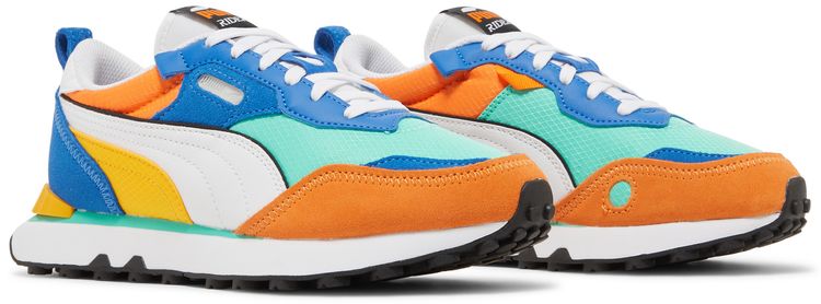 Puma Rider FV Jr Future Vintage   Biscay Green Orange