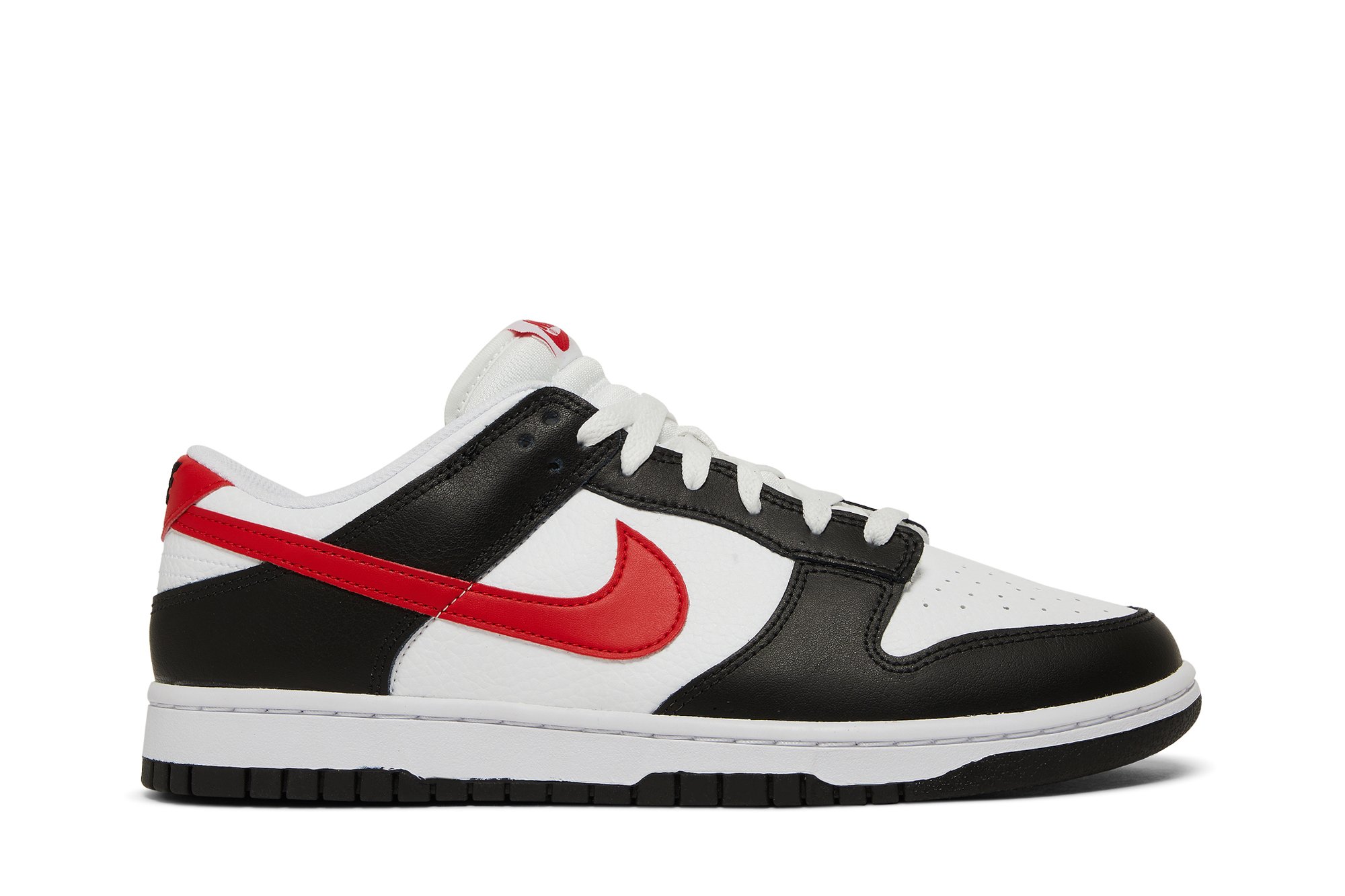 red and black dunks low