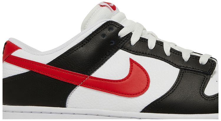 Nike Dunk Low Black White Red