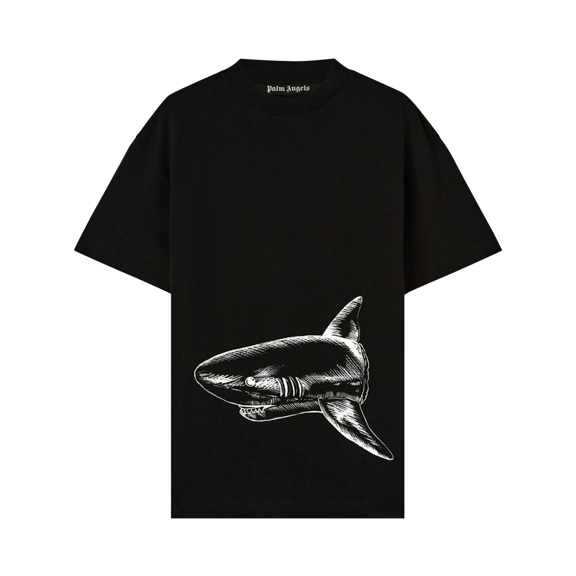 Buy Palm Angels Broken Shark Classic Tee 'Black