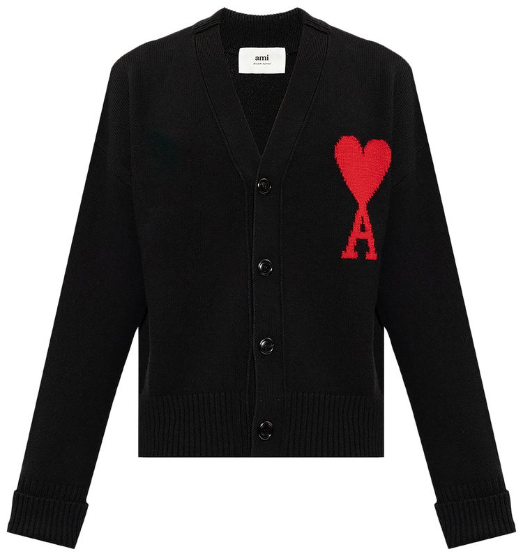 Ami De Coeur Cardigan BlackRed
