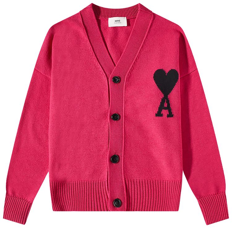 Ami De Coeur Cardigan Neon FuchsiaNoir