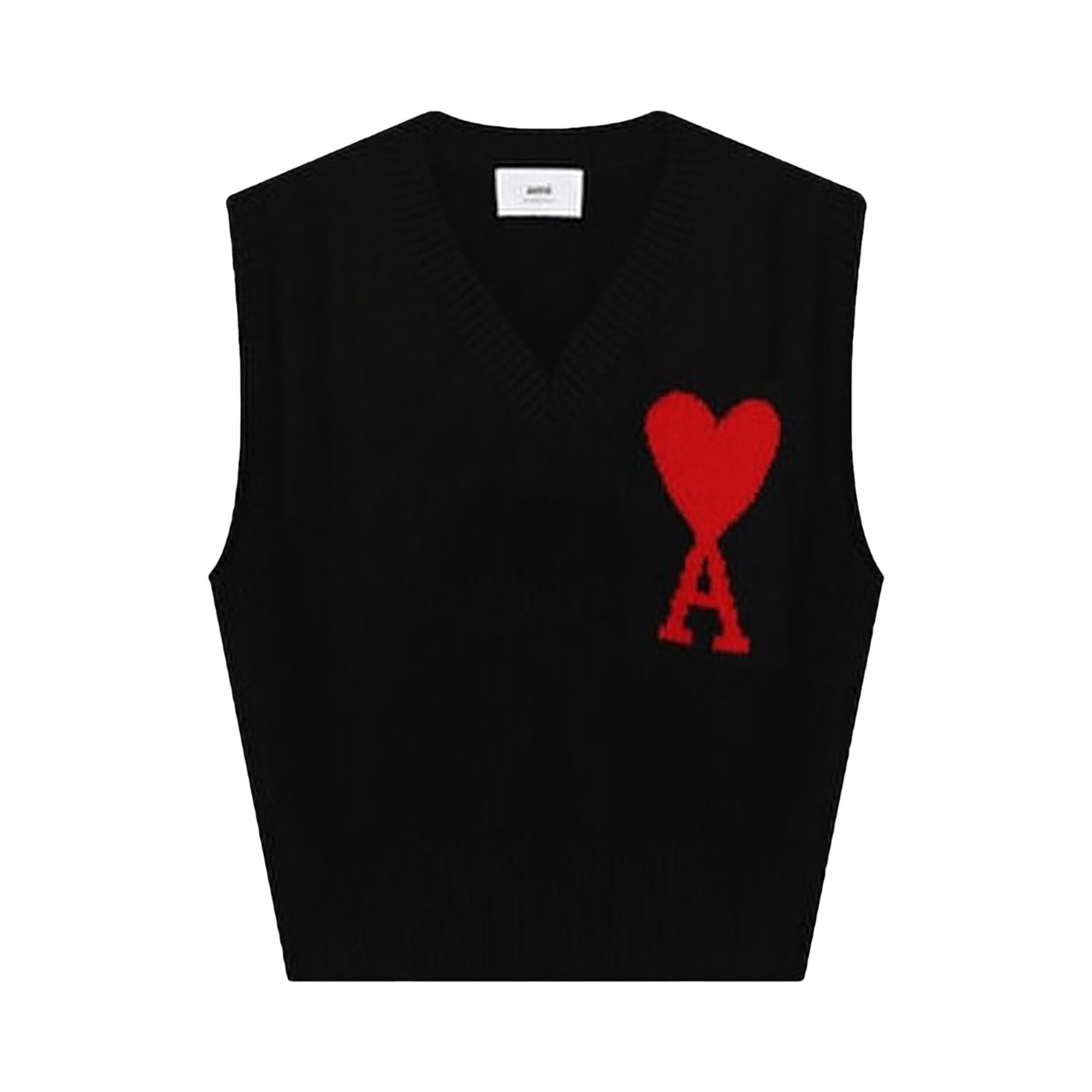 AMI Paris BOXY RED ADC SWEATER White | BSTN Store