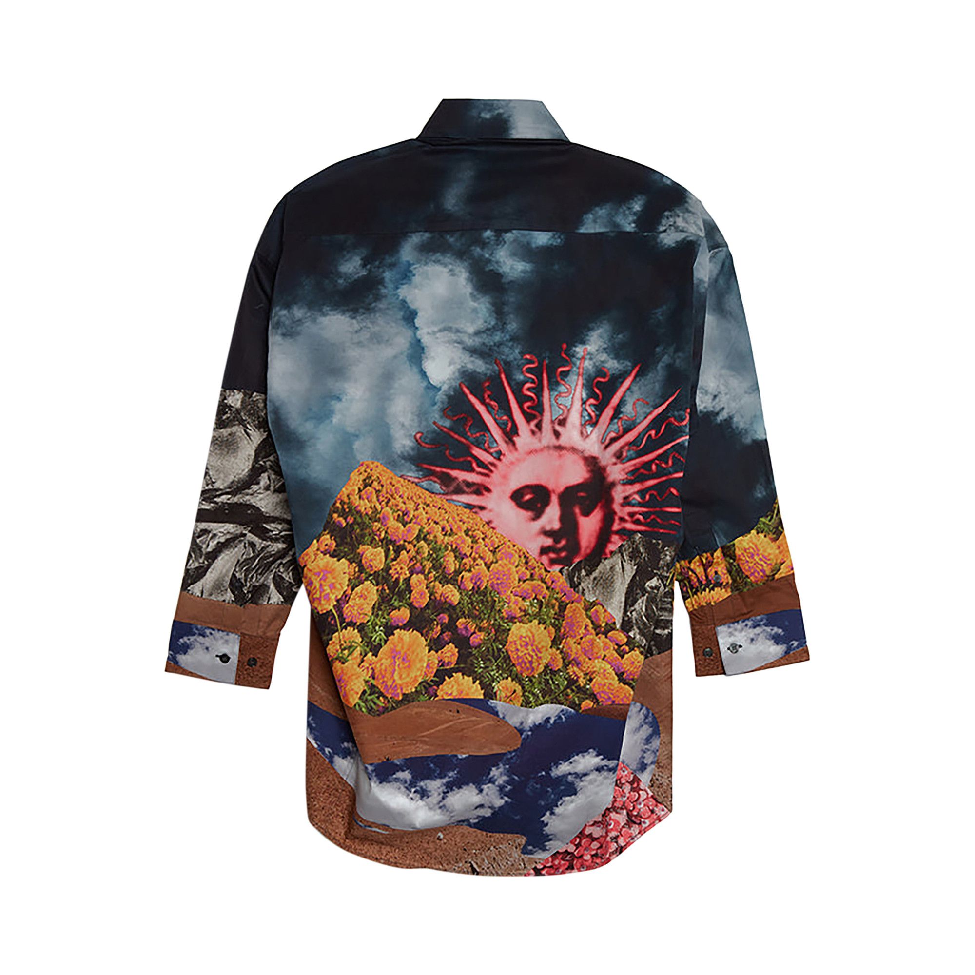 Buy Acne Studios Long-Sleeve Shirt 'Multicolor' - AC0471 GOAT MULT