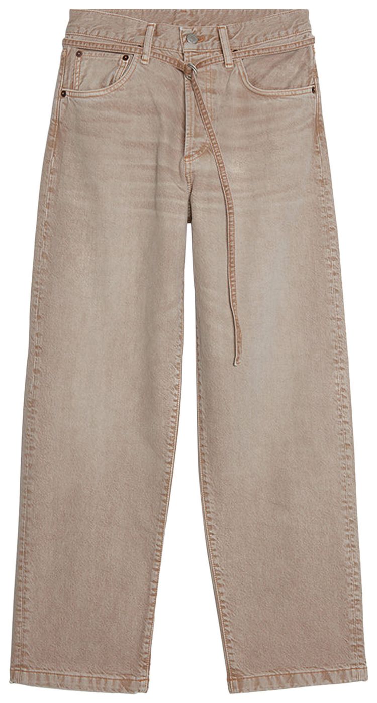 Acne Studios 1991 Toj Loose Fit Jean Light BeigeBrown