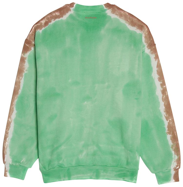 Acne Studios Fyre Coeur Crew Sweatshirt GreenBrown