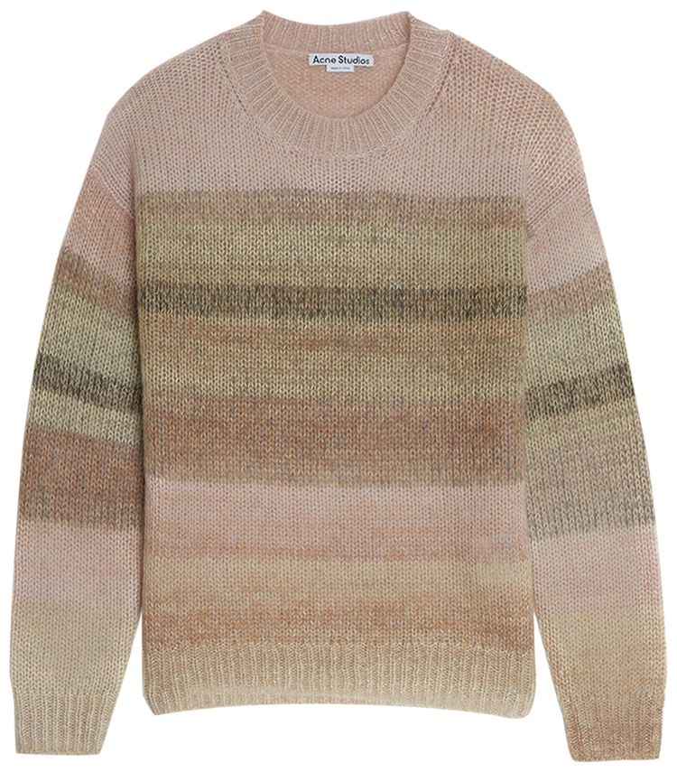 Acne Studios Crewneck Jumper Warm BeigeMulticolor
