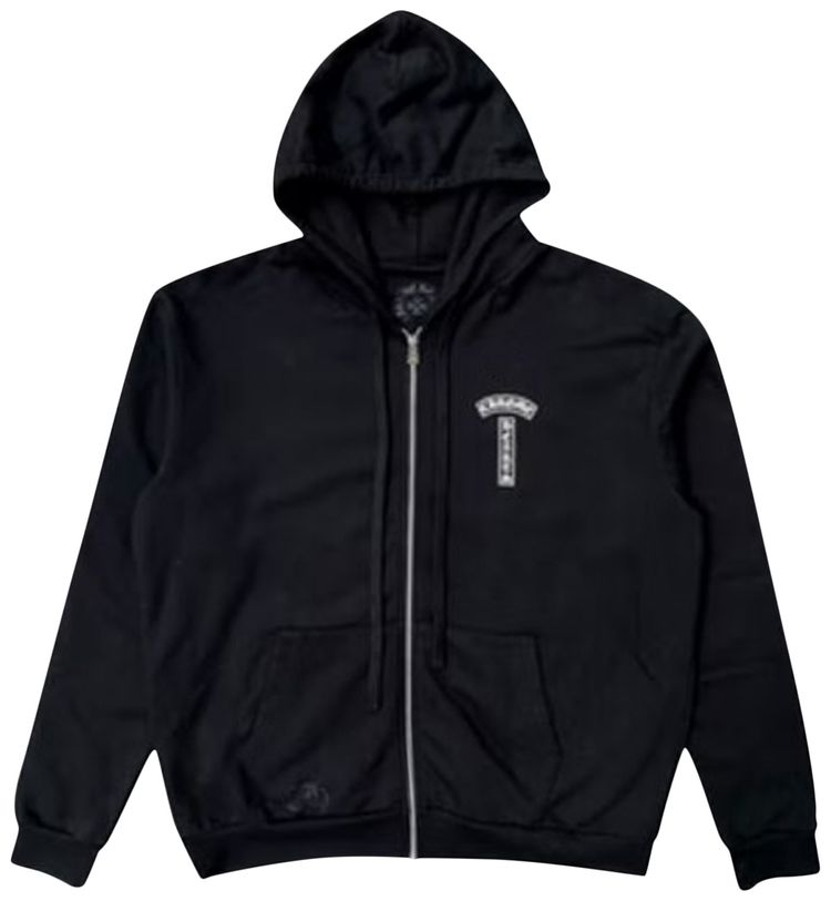 Chrome Hearts T Bar Logo Hoodie Black