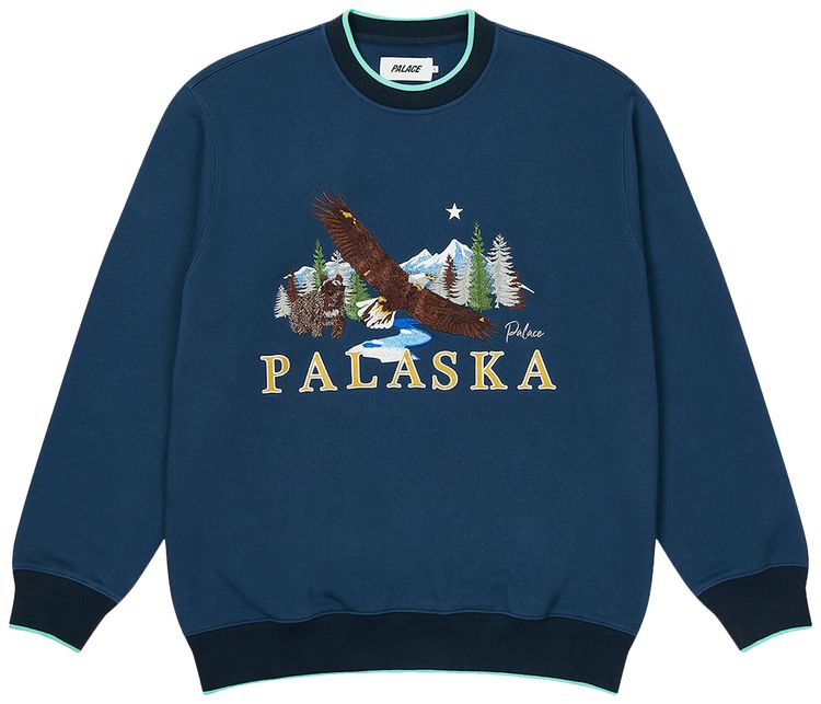 Palace Palaska EMB Crew Blue