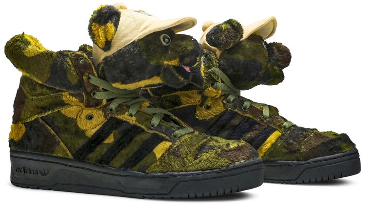 Adidas Jeremy Scott Camo Bear